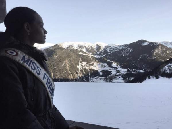Miss France 2017 à la montagne : "Première fois dans les montagnes, premier jour du voyage d'intégration"