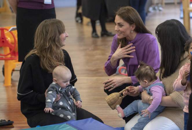 Kate Middleton au centre pour enfants Henry Fawcett de Londres 