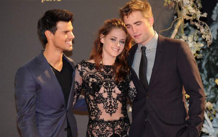 Taylor Lautner, Kristen Stewart et Robert Pattinson 