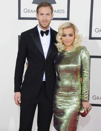 Rita Ora et Calvin Harris, palme du couple le plus glamour de la soirée