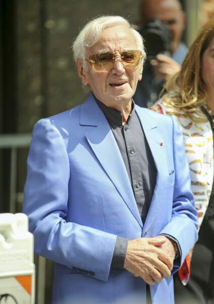 Charles Aznavour reçoit son étoile sur le Walk of Fame d'Hollywood Boulevard