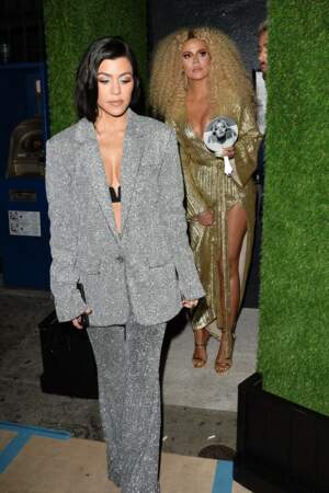 Khloé et Kourtney Kardashian aux 75 ans de Diana Ross, à Los Angeles