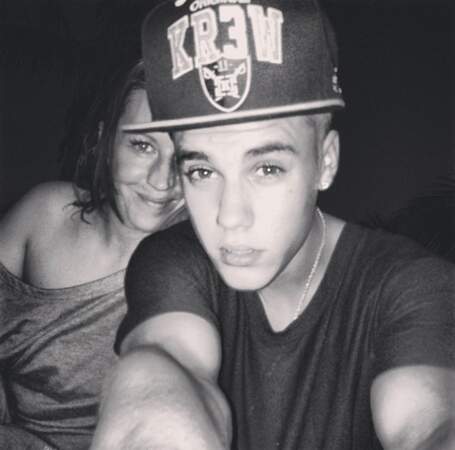 Justin Bieber et sa maman, Pattie