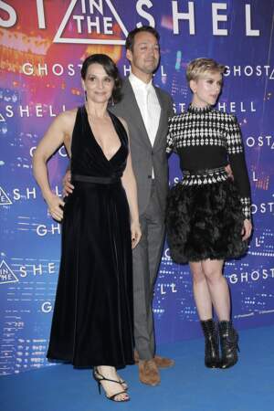 Avant-première de Ghost in the Shell : Juliette Binoche, Rupert Sanders et Scarlett Johansson