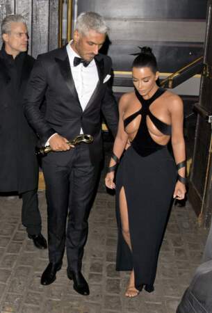 Kim Kardashian et son coiffeur Chris Appleton aux Hollywood Beauty Awards