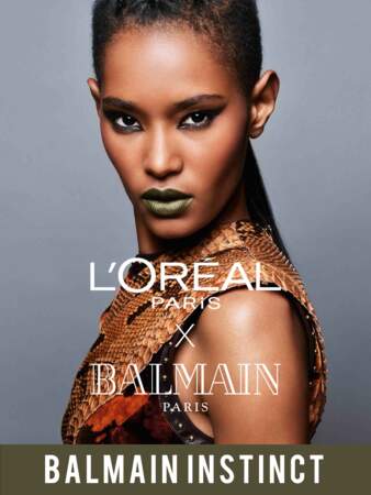L'Oréal Paris x Balmain : Balmain Instinct, un kaki irisé 