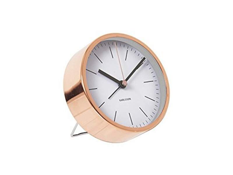 Cadeaux de Fête des Pères : horloge réveil dorée, Karlsson sur Amazon, 19,50€