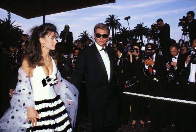 Festival de Cannes : ces couples oubliés et aujourd'hui séparés - Adeline Blondieau et Johnny Hallyday