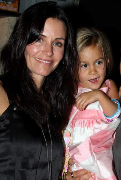 Courteney Cox et sa fille Coco en 2008