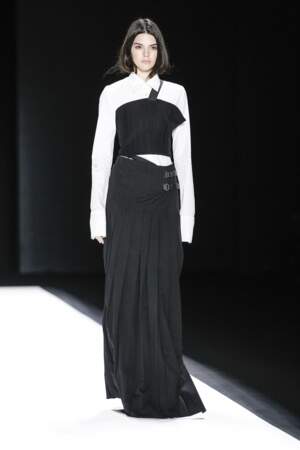 Fashion week prêt-à-porter: Kendall Jenner au défilé Vera Wang à New York
