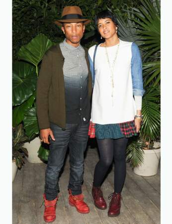 Pharrell Williams et sa femme Helen Lasichanh, un duo très arty chic