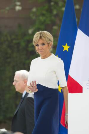 Brigitte Macron s'est ensuite rendue à l'ambassade de France