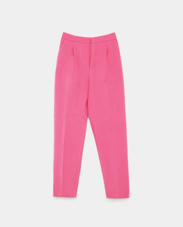 Mariage : Pantalon taille haute, Zara, 39,95 euros