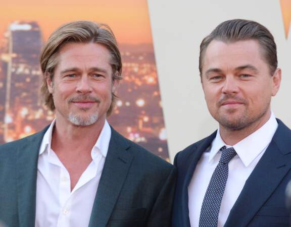 Brad Pitt, Margot Robbie et Leonardo DiCaprio à la première de Once Upon a Time in Hollywood