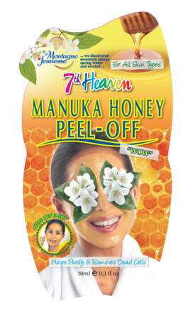 Masque peel-off au miel de Manuka, Montagne Jeunesse, 1,79€
