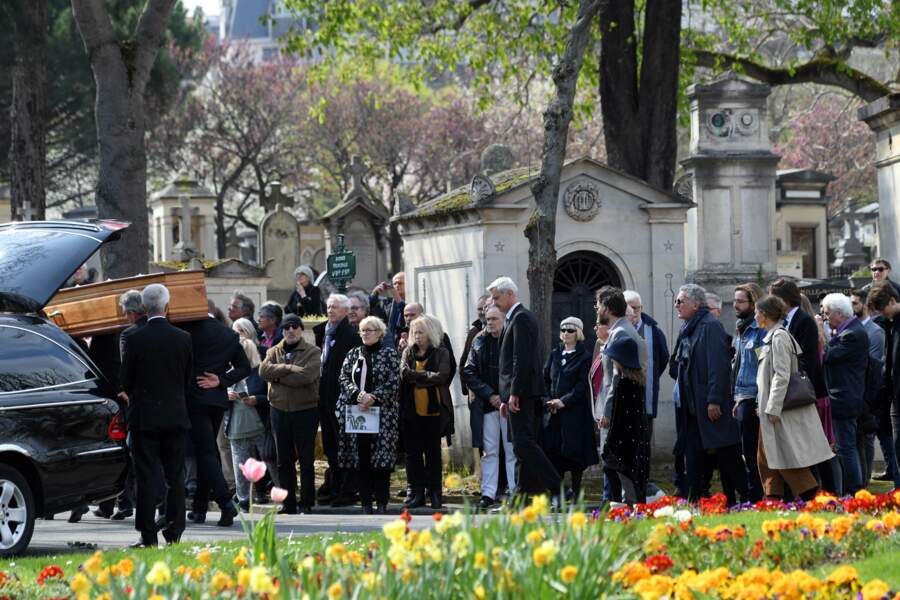 Obsèques d'Agnès Varda au cimetière du Montparnasse