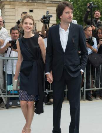 Natalia Vodianova et Antoine Arnault au défilé Dior