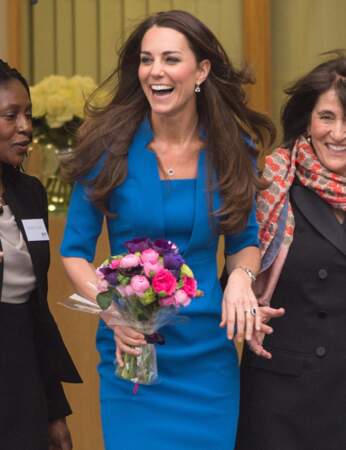 Kate Middleton, en plein éclat de rire...