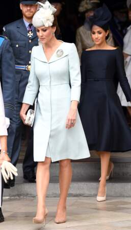 Kate Middleton et Meghan Markle au centenaire de la Royal Air Force, à Londres