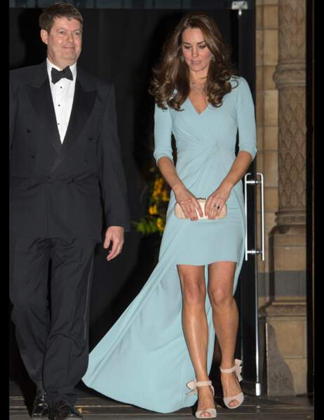 Kate Middleton se rend au musée d'histoire naturelle de Londres 
