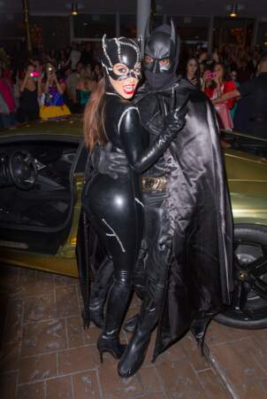 Mais c'est Kim "Catwoman" Kardashian et son chéri Kanye "Batman" West bien sûr !
