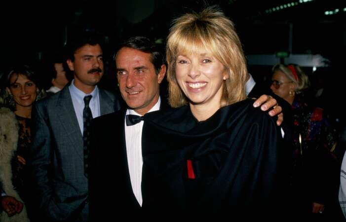 Mireille Darc avec Pierre Barret en 1987