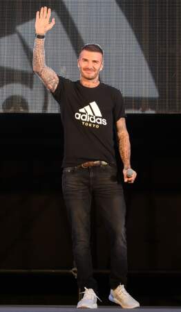 David Beckham et ses tatouages au bras