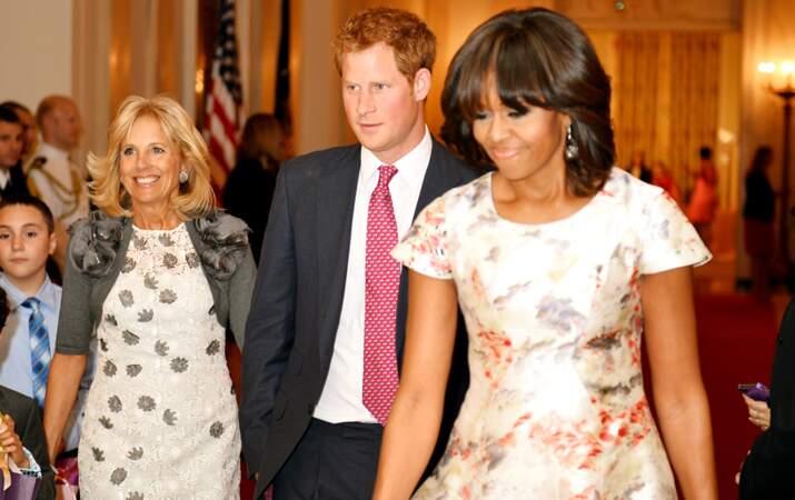 Jill Biden, le prince Harry et Michelle Obama