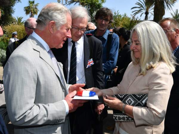 Le prince Charles et Camilla Parker-Bowles lors des comémorations pour les attentats du 14-Juillet 