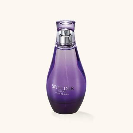 Ultra-Violet : Eau de parfum So Elixir purple, Yves Rocher, 28,50 euros les 50 ml