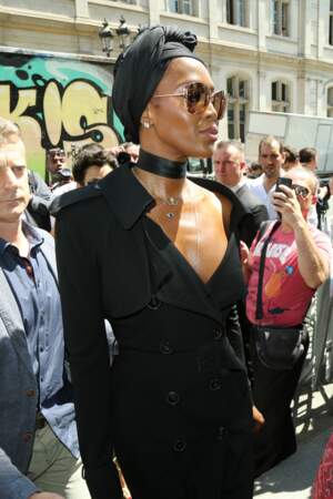 Naomi Campbell au défilé Jean Paul Gaultier