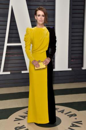 Soirée Vanity Fair : décolletés, robes fendues, side boob, l’after party très sexy des Oscars - Sarah Paulson