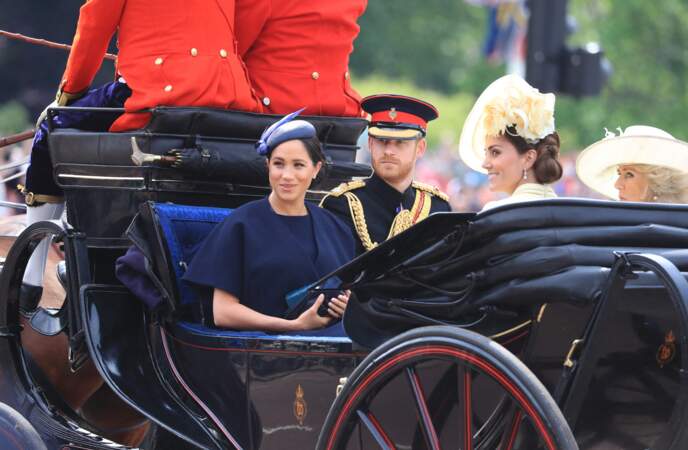 Prince Harry et Meghan Markle à Trooping the Colour, Londres