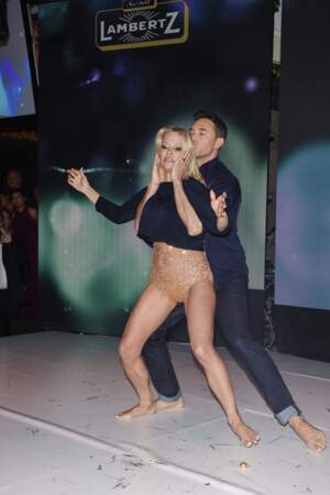Pamela Anderson et Maxime Dereymez au Monday Night « Rockin Chocolate », Cologne