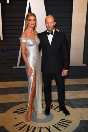 Jason Statham et Rosie Huntington-Whiteley à l'after party Vanity Fair des Oscars 2019