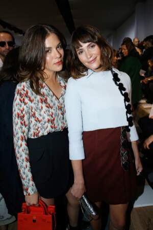 Défilé Dior printemps-été 2017 : Morgane Polanski et Gemma Arterton