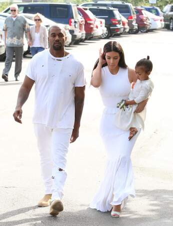Kanye West, Kim Kardashian et North West
