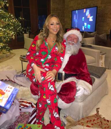 Mariah Carey a craqué pour le père Noël, semblerait-il