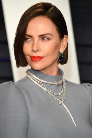 Oscars 2019 - 3 coiffures repérées sur le tapis rouge (Charlize Theron)