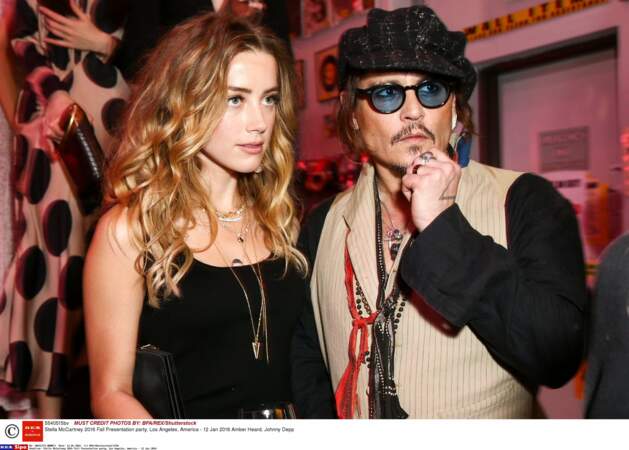 Johnny Depp et sa groupie officielle, sa femme