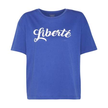 T-shirt à message, liberté, Monoprix, 15,99 euros