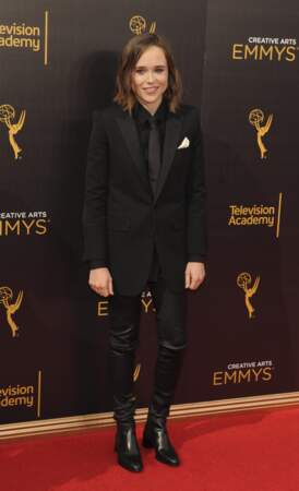 Creative Arts Emmy Awards  2016 : Ellen Page en leggings J Brand