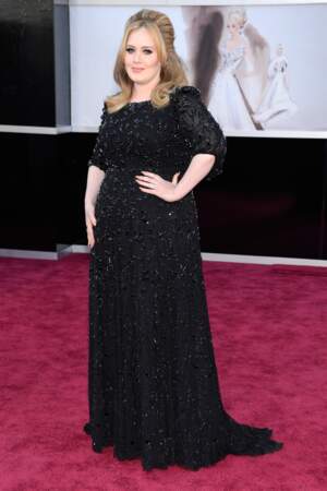 Aujourd'hui Adele sur tapis rouge, c'est toujours une apparition divine