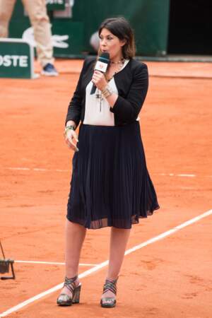 Marion Bartoli à Roland-Garros en juin 2017
