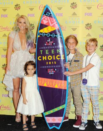 Britney Spears avec ses enfants et sa nièce