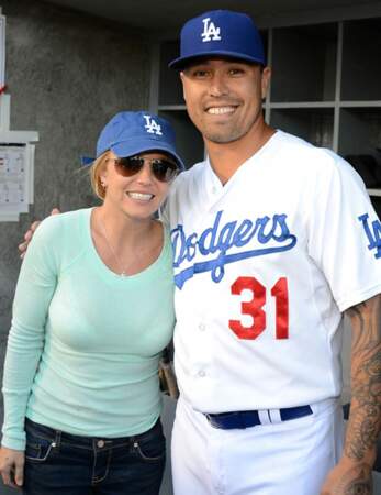 Britney et un joueur des Dodgers