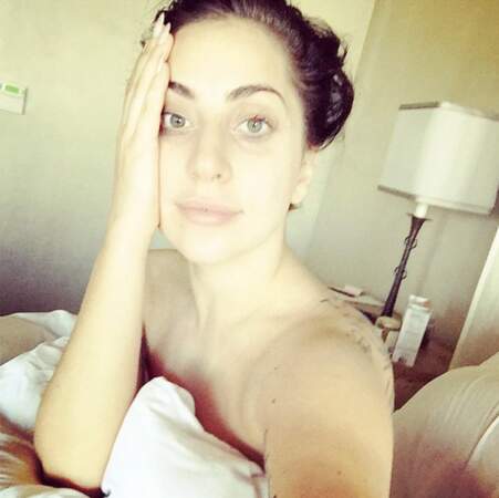 Le selfie sans maquillage de Lady Gaga