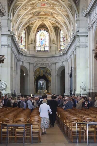 Les obsèques d'Yvette Horner a l'Eglise Saint-Roch a Paris
