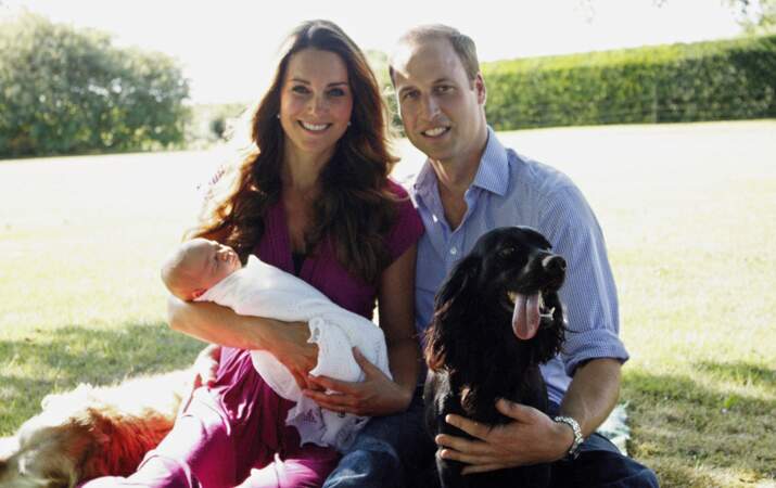 Kate, William, George, Lupo et Tilly (les deux chiens) : la famille de Cambridge au complet ! 