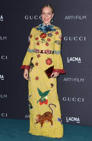 Chloé Sevigny dans une robe Gucci très "arts plastiques"
